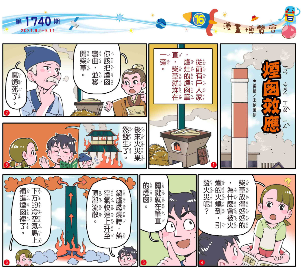 全國兒童週刊第1740期　漫畫－煙囪效應