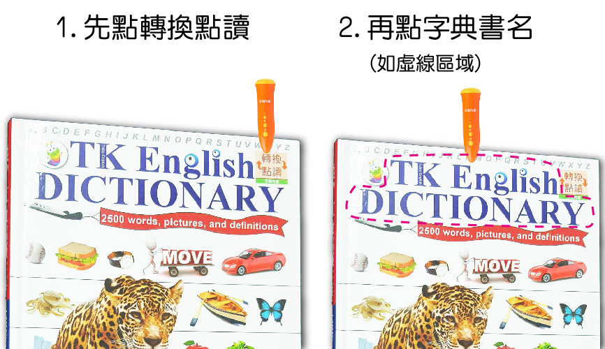 點讀字典 tk英漢字典 2500字點讀英漢字典